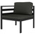 Sectional Corner Sofa 1 pc with Cushions Aluminum Anthracite A949-49239