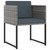 11 Piece Patio Dining Set with Cushions Poly Rattan Gray A949-313101