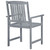 Patio Chairs 8 pcs Solid Acacia Wood Gray A949-3078206