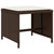 11 Piece Patio Dining Set with Cushions Brown Poly Rattan A949-3278096