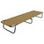 Folding Sun Lounger Taupe Steel A949-47758