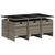 7 Piece Garden Dining Set with Cushions Grey Poly Rattan A949-3277680