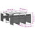 7 Piece Garden Dining Set with Cushions Grey Poly Rattan A949-3277680