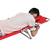 Folding Sun Lounger with Head Cushion Powder-coated Steel Red A949-41483