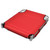Folding Sun Lounger with Head Cushion Powder-coated Steel Red A949-41483