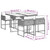 5 Piece Patio Dining Set with Cushions Brown Poly Rattan A949-3278024
