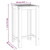 3 Piece Patio Bar Set Solid Wood Acacia A949-3154390