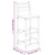 3 Piece Patio Bar Set Solid Wood Acacia A949-3154390