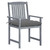 Patio Chairs with Cushions 4 pcs Gray Solid Acacia Wood A949-3061254