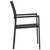 5 Piece Patio Dining Set Black A949-3099277