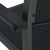 5 Piece Patio Dining Set Black A949-3099277