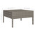 3 Piece Patio Lounge Set with Cushions Poly Rattan Gray A949-310188