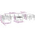 9 Piece Patio Lounge Set with Cushions Aluminum Anthracite A949-3107799