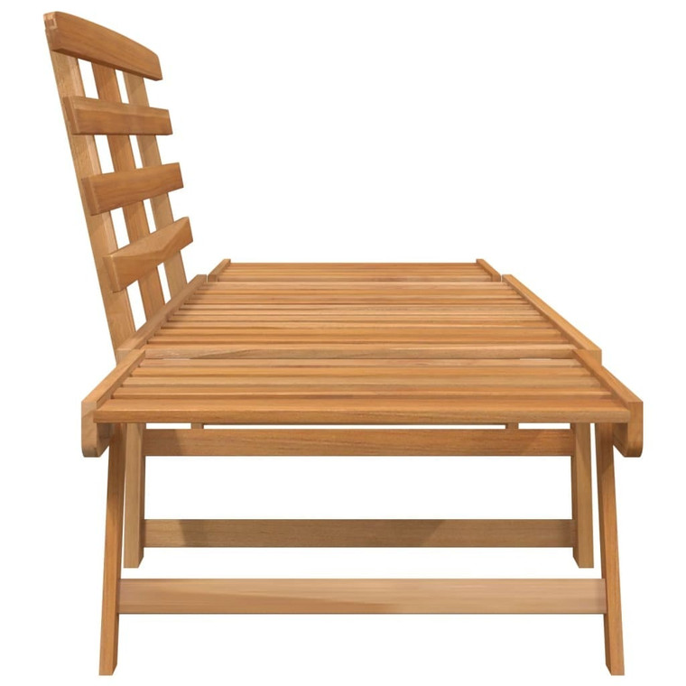 Patio Bench 2-in-1 74.8" Solid Acacia Wood A949-316471