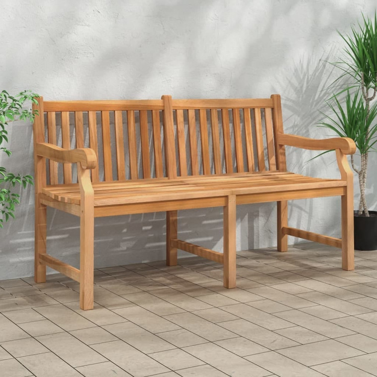  Patio Bench 59.1" Solid Teak Wood A949-316639