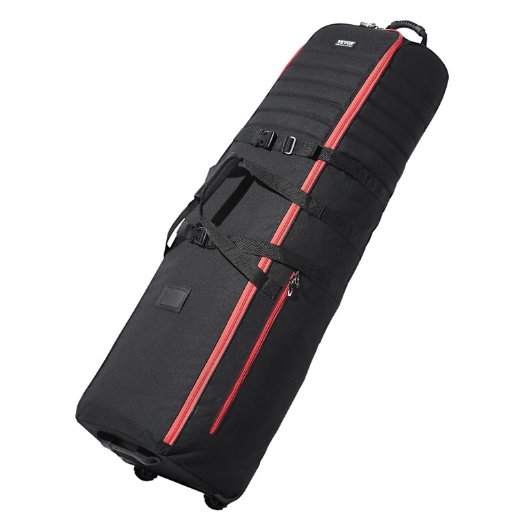 Golf Travel Bag, Outdoors Soft-Sided Golf Travel Cover Case, Heavy Duty 1000D Nylon Wear-Resistant, E415-RBKRBK1000DNK8M2UV0