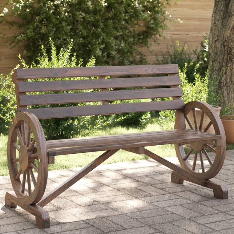 Patio Bench 2-Seater Solid Wood Fir A949-365104