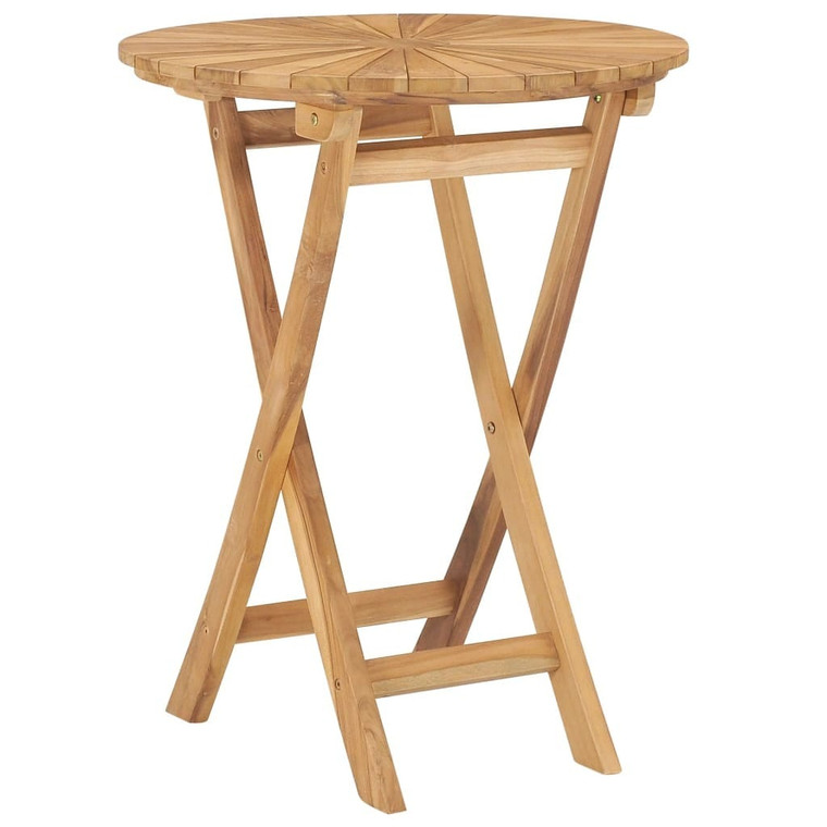 Folding Patio Table  23.6" Solid Teak Wood A949-49437