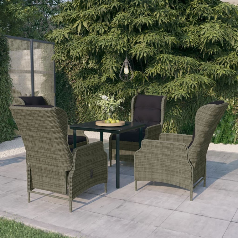 5 Piece Patio Dining Set Brown A949-3099650