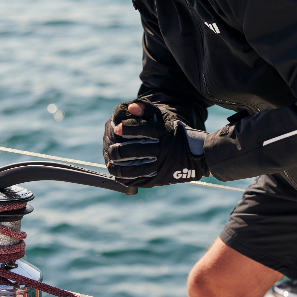 Deckhand Gloves - Short Finger - 7043-BLK01-lifestyle_3.jpg