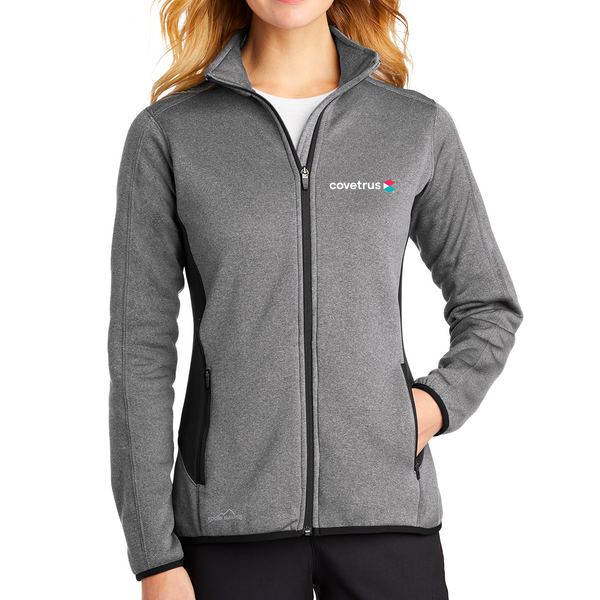 Eddie Bauer® Ladies Full-Zip Heather Stretch Fleece Jacket