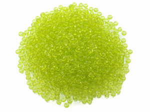 Seed bead 2mm 11/o 1000pcs, Transparent Olive Green [g4-2]