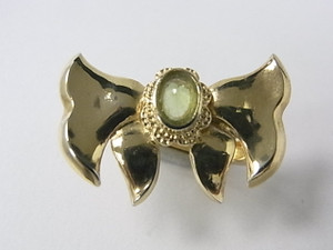 925 Sterling Silver Gold Plated 20x30mm Perdiot Open Clasp [e1182]