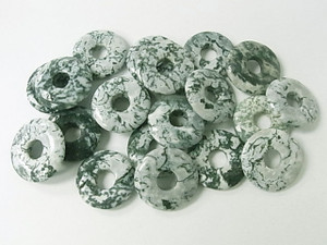 20x28mm Lapis Howlite Pendant [e1265]