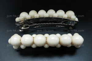 6-12mm Buffalo Bone Beads Hair Clip [z1854]
