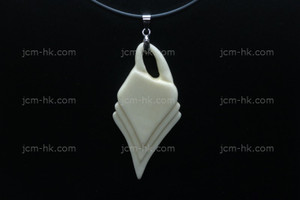 26X55mm Buffalo Bone Dangling Designer Bead Pendant [z1267]