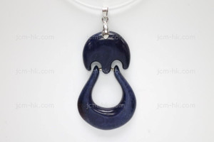 32x55mm Buffalo Bone Dangling Designer Bead Pendant, Natural Dyed [z1034]
