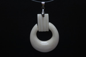 38x52mm Buffalo Bone Dangling Designer Bead Pendant [z5079]