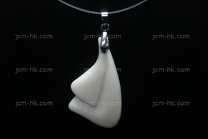 28x42mm Buffalo Bone Carved Designer Bead Pendant [z7038]
