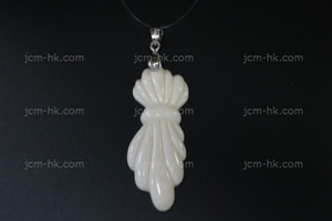 20x50mm Buffalo Bone Carved Designer Bead Pendant [z7100]
