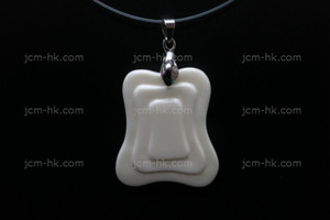 28x32mm Buffalo Bone Designer Designer Bead Pendant [z7112]
