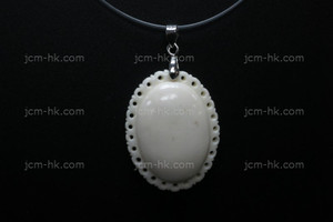 22x28mm Buffalo Bone Designer Designer Bead Pendant [z7121]