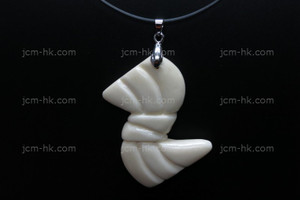 30x50mm Buffalo Bone Bow Tie Designer Bead Pendant [z7131]