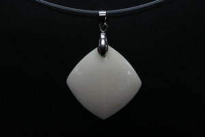 30x30mm Buffalo Bone Designer Bead Pendant [z8352]
