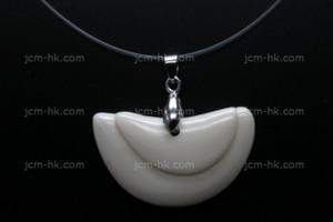37x22mm Buffalo Bone Designer Bead Pendant [z8554]