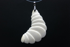 32x70mm Buffalo Bone Carved Designer Bead Pendant [z5526]