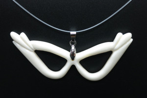 80x35mm Amber Horn Sunglass Designer Bead Pendant [z5490]