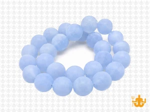 10mm Matte Chalcedony Round Beads 15.5" synthetic [10a65m]