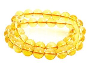 10mm Topaz Round Beads 15.5" synthetic [10a7]