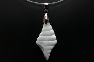 20X38mm Mother Of Pearl Shell Designer Bead Pendant [z1608]