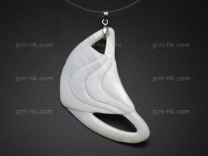 32x65mm Mother of Pearl Designer Bead Pendant [z8476]