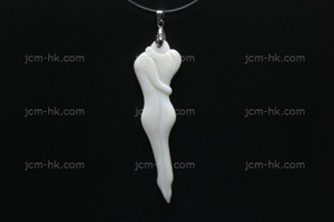 25x80mm Mother of PearlLover Designer Bead Pendant [z7283]