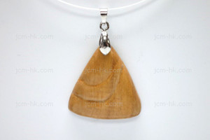 28X30mm Wood Carved Designer Bead Pendant [z1529]