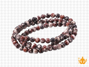 4mm Black Dot Agate Beads 15.5" dyed [4g5k]