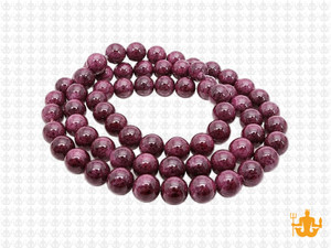 6mm Coffee Sesame Agate Round Beads 15.5" dyed [6g4c]