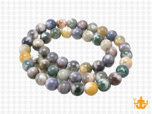 6mm Mix Dot Agate Beads 15.5" dyed [6g5x]